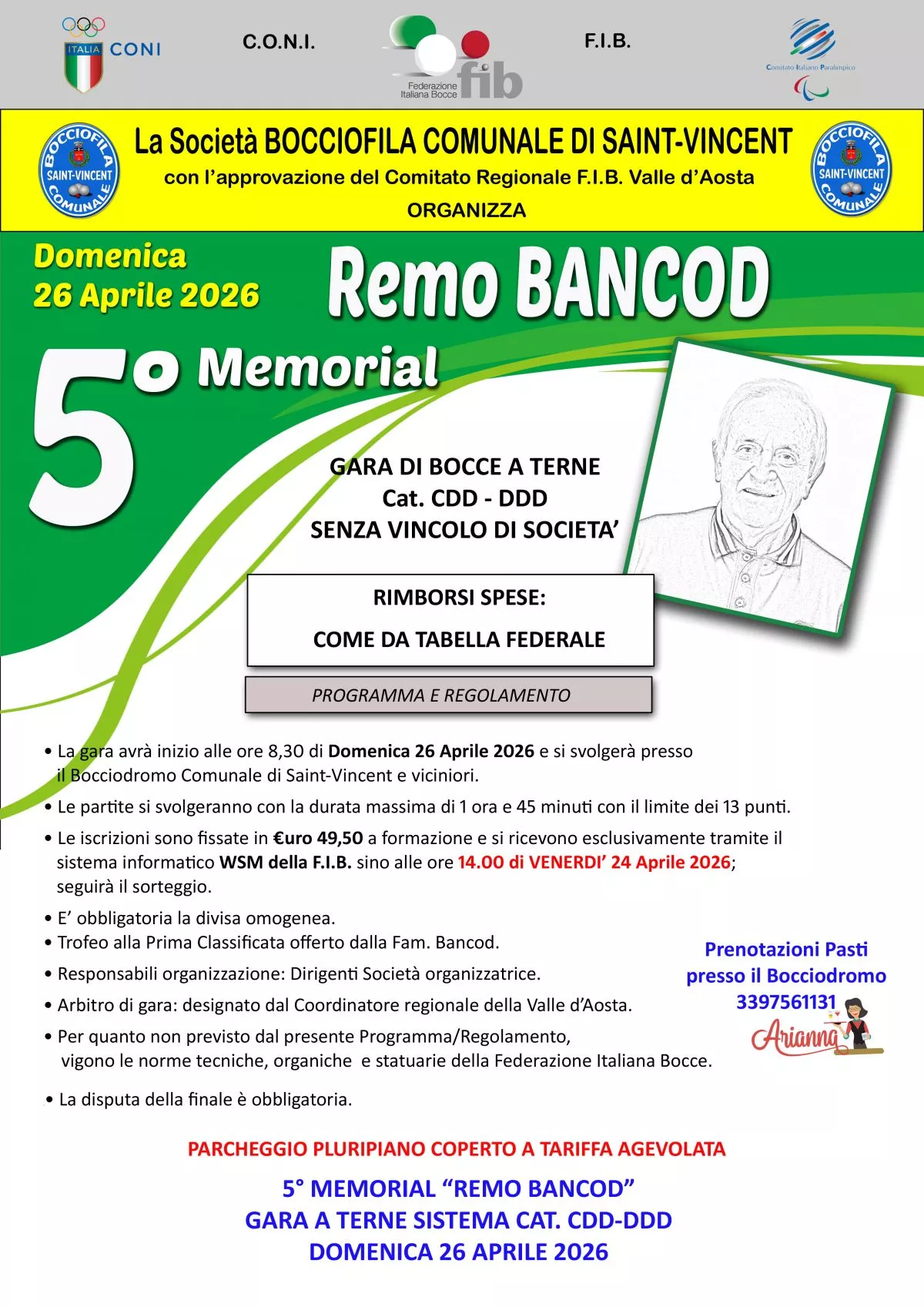 Remo Bancod Saint-Vincent