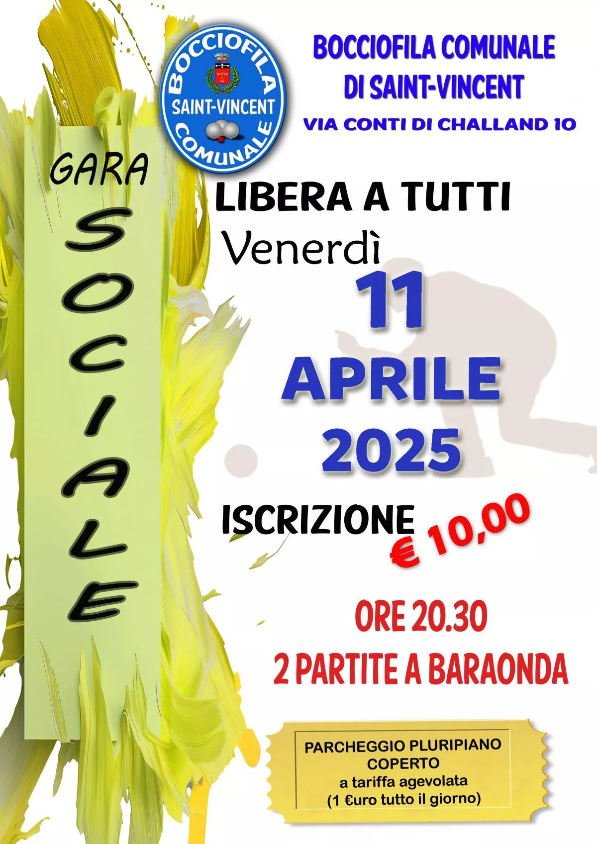 Gara Sociale 11 Aprile 2025
