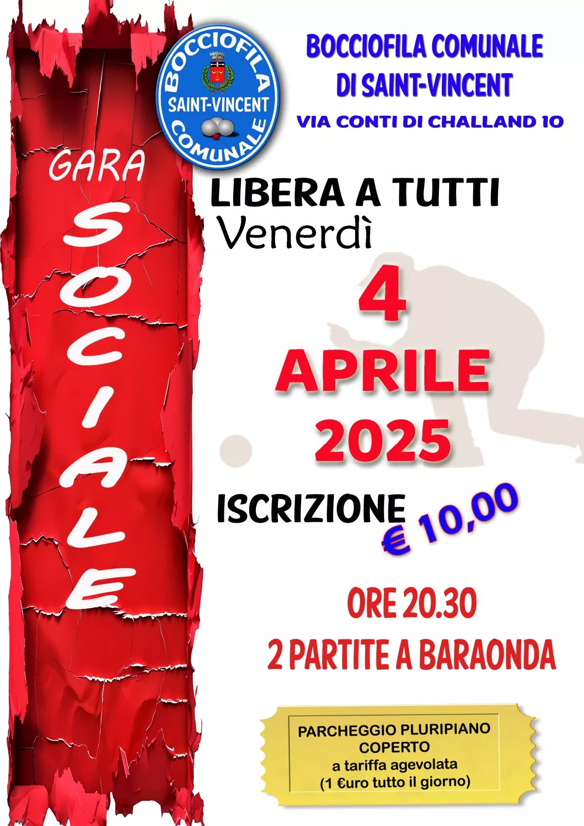Gara Sociale 4 Aprile 2025