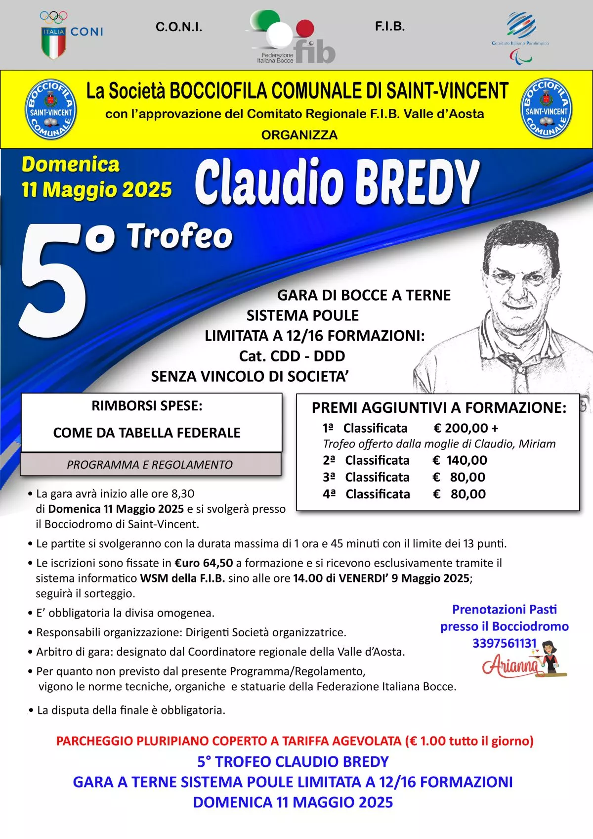 5° Trofeo Claudio Bredy